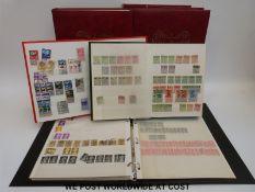Two large Royal Mail stockbooks of all-world stamps and four stockbooks of GB stamps