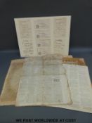 A quantity of local Gloucestershire papers and ephemera to include the Gloucester Journal dated