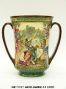 Doulton commemorative loving cup King George VI and Queen Elizabeth Coronation 1937,