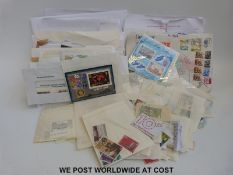A quantity of GB and Channel Island mint QEII stamps and presentation packs