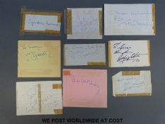Beatles signatures/autographs, some with dedications 'to Susan' to include two George Harrison,