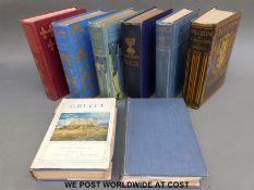 A collection of titles published by A & C Black (c1905-1912), subjects include The Italian Lakes,