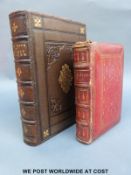 Book of Common Prayer 1864, ornamented throughout, full decorated leather and raised bands,