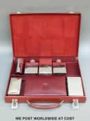A Hermes gentleman's leather travelling case with fitted interior,