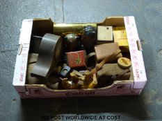 A quantity of collectables to include cameras, clock,