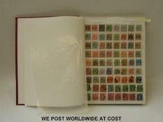 A stockbook of stamps from Spanish colonies, Chile,