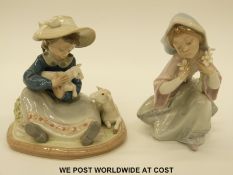 Two Lladro figures,