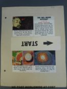 Hulton Press archive storyboard Dan Dare 'The Red Moon Mystery' created by Frank Hampson