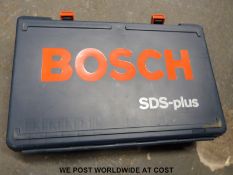 A 110 volt Bosch SDS plus GBH 2-24 DFR cased drill