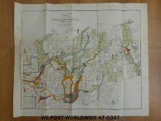 British Columbia railway belt, sicamous sheet, map showing lands disposed of,