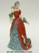Royal Doulton limited edition 304/9500 Anne Boleyn HN 3232 from the Henry VIII and His Wives series.