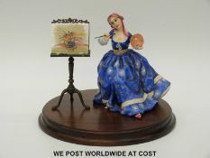 Royal Doulton limited edition 402/750 figurine from the Gentle Arts Series 'Painting' HN3012 with