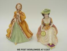 Royal Doulton figurines Rachel HN 2919 and Kathleen HN 2933