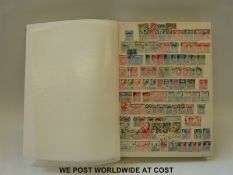 An extensive collection of French Colonies stamps in a stockbook.