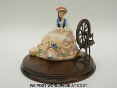 Royal Doulton limited edition 450/750 figurine from the Gentle Arts Series 'Spinning' HN2390 with