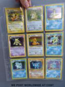 Over 300 Pokemon trading cards including approximately 20 shiny cards, various dark editions,