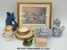 Burleigh ware Arden pattern ceramics, Dartmouth 