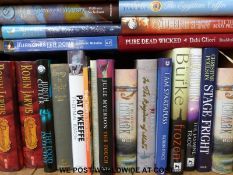 A collection of 40 plus modern first editions all signed by their authors, including Stuart Hill,