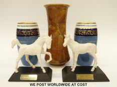 A pair of Royal Doulton vases,