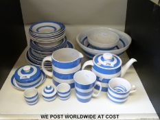 A collection of mainly TG Green Cornish ware to include bowls, teapot,
