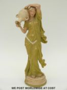Royal Dux water carrier figurine (36cm tall)