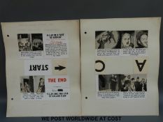 Hulton Press archive storyboard from the Eagle comic, P.