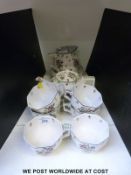 Royal Doulton Leeds Sprays pattern tea ware