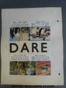 Hulton Press archive storyboard from Dan Dare