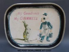 A Guinness tray with the slogan 'My Goodness,