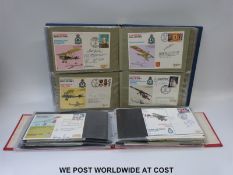 Two albums of signed RAF covers