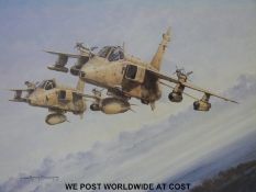 Michael Rondon signed limited edition (64/500) print 'Coup de Grace' with pencil vignette lower