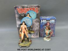Moore Creations Harris Comics Vampirella limited edition 836/5000 porcelain statue together with a