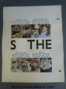 Hulton Press archive storyboard from Dan Dare