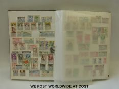 A large stockbook of Czechoslovakia stamps