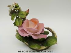 Boehm porcelain study 'Silver Jubilee Rose' (limited 75/100,