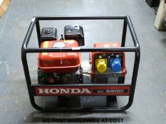 A 110/240 volt honda Gx160, 5.
