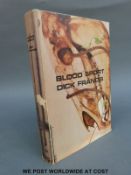 Dick Francis, Blood Sport (London, Michael Joseph, 1967) Blue boards, gilt lettering to spine.