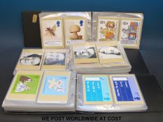 Seven albums of PHQ cards including early issues