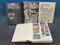 Three stockbooks of GB and Commonwealth stamps,