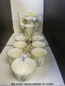 Crown Staffordshire Art Deco coffee set,