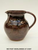 Winchcombe pottery jug (13cm tall)