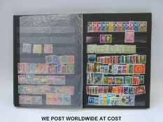 A large stockbook of Dutch and Dutch Indies stamps