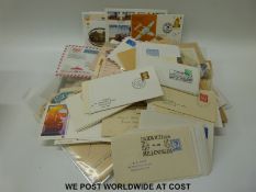 A box of stamps on cover's including early Switzerland and GB pre stamp covers