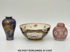 Wilton Ware lustre vase,