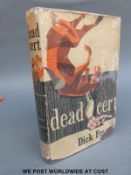 Dick Francis, Dead Cert (London, Michael Joseph, 1962) burgundy boards, gilt lettering to spine.