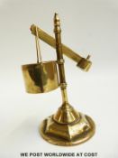 An unusual balance formed as a bucket marked Yorcasi