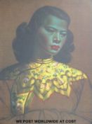 Vladimir Tretchikoff limited edition 2/60 print on canvas laid on board 'Chinese Girl' (80 x 64cm)