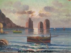 Anthony V Pace two watercolours, one entitled 