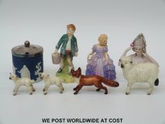 Beswick sheep and fox,