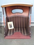 Kit Williams, sedan chair style covered seat, height 100cm,